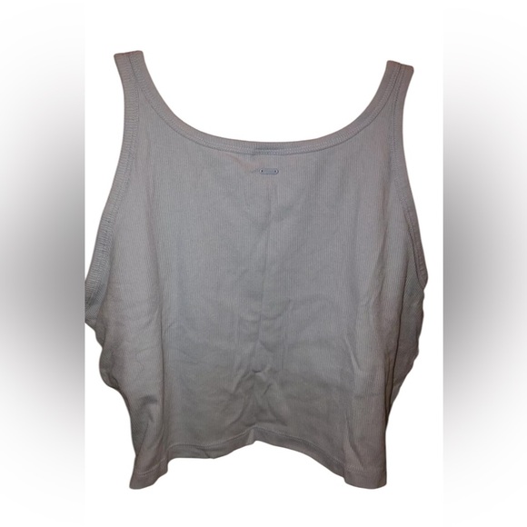 Victoria’s Secret PINK XXL blue ribbed crop tank - Picture 4 of 8